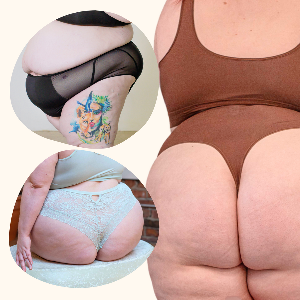 Matching Underwear Sets Supsslim Thick Band Panties Leakproof